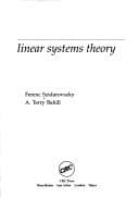 Tapa de Linear systems theory
