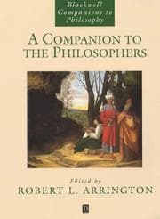 Tapa de A Companion to the Philosophers