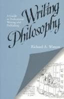 Tapa de Writing philosophy