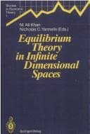 Tapa de Equilibrium theory in infinite dimensional spaces
