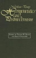 Tapa de Merleau-Ponty, hermeneutics, and postmodernism