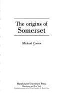 Tapa de The origins of Somerset