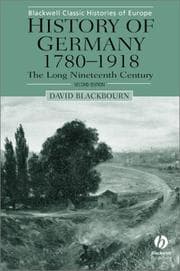 Tapa de History of Germany, 1780-1918