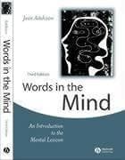 Tapa de Words in the Mind