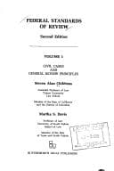 Tapa de Federal standards of review