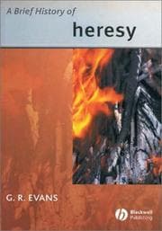 Tapa de A Brief History of Heresy