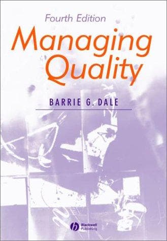 Tapa de Managing Quality