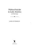 Tapa de Political suicide in Latin America and other essays