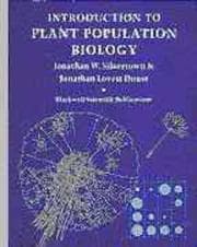 Tapa de Introduction to plant population biology