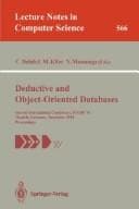 Tapa de Deductive and object-oriented databases