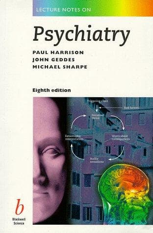 Tapa de Lecture notes on psychiatry
