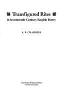 Tapa de Transfigured rites in seventeenth-century English poetry