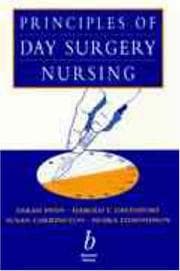 Tapa de Principles of day surgery nursing