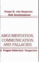 Tapa de Argumentation, communication, and fallacies