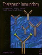 Tapa de Therapeutic immunology