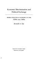 Tapa de Economic discrimination and political exchange