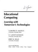 Tapa de Educational computing