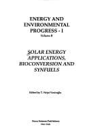 Tapa de Solar energy applications, bioconversion, and synfuels