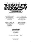Tapa de Techniques in therapeutic endoscopy.
