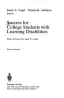 Tapa de Success for college students with learning disabilities