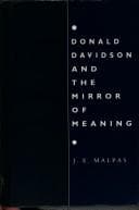 Tapa de Donald Davidson and the mirror of meaning