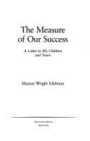 Tapa de The measure of our success