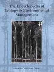 Tapa de Encyclopedia of Ecology and Environmental Management