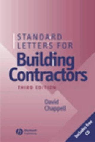 Tapa de Standard letters for building contractors