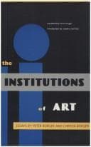Tapa de The institutions of art
