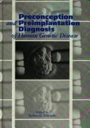 Tapa de Preconception and preimplantation diagnosis of human genetic disease