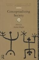 Tapa de Conceptualizing society