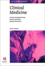 Tapa de Lecture notes on clinical medicine