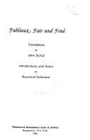 Tapa de Fabliaux, fair and foul