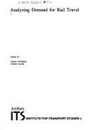 Tapa de Analysing demand for rail travel