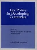 Tapa de Tax policy in developing countries