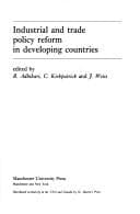 Tapa de Industrial and trade policy reform in developing countries