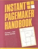 Tapa de Instant Pagemaker handbook