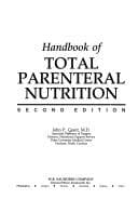 Tapa de Handbook of total parenteral nutrition