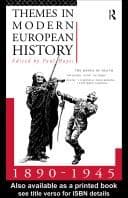 Tapa de Themes in modern European history, 1890-1945