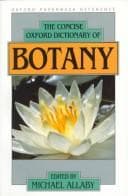 Tapa de The concise Oxford dictionary of botany