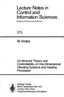 Tapa de On moment theory and controllability of one-dimensional vibrating systems and heating processes