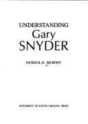Tapa de Understanding Gary Snyder