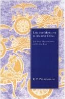 Tapa de Law and morality in ancient China