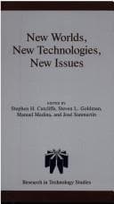 Tapa de New worlds, new technologies, new issues