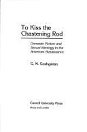 Tapa de To kiss the chastening rod