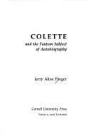 Tapa de Colette and the fantom subject of autobiography