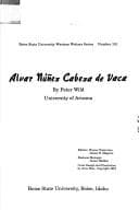 Tapa de Alvar Núñez Cabeza de Vaca