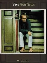 Tapa de Sting Piano Solos