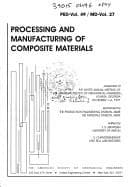 Tapa de Processing and manufacturing of composite materials