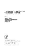 Tapa de Theoretical studies in computer science